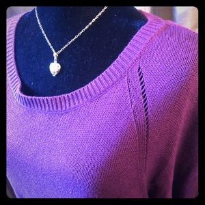 Caslon maroon sweater EUC